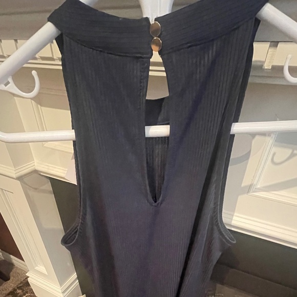 Long navy dress - Picture 3 of 3